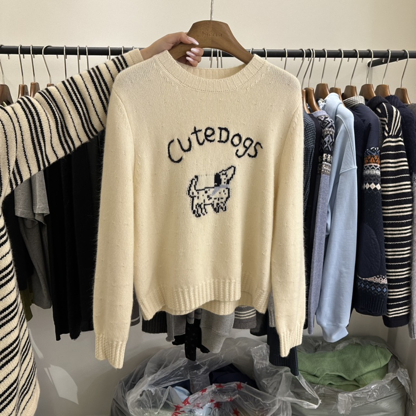 SIERRA韓國代購㊣女士新品人氣熱賣休閑真品25秋冬時尚針織衫SIERRA針織衫圖色1