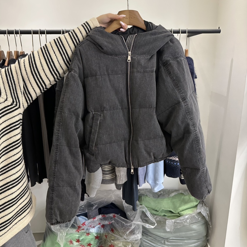 SIERRA東大門㊣直郵女士新款時尚推薦職業熱賣真品短款羽絨服SIERRA短款羽絨服圖色2