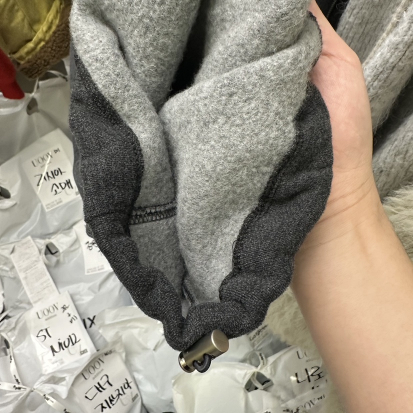 UOOV韓國代購㊣女士新款熱賣職業真品休閑人氣推薦休閑褲加絨UOOV休閑褲