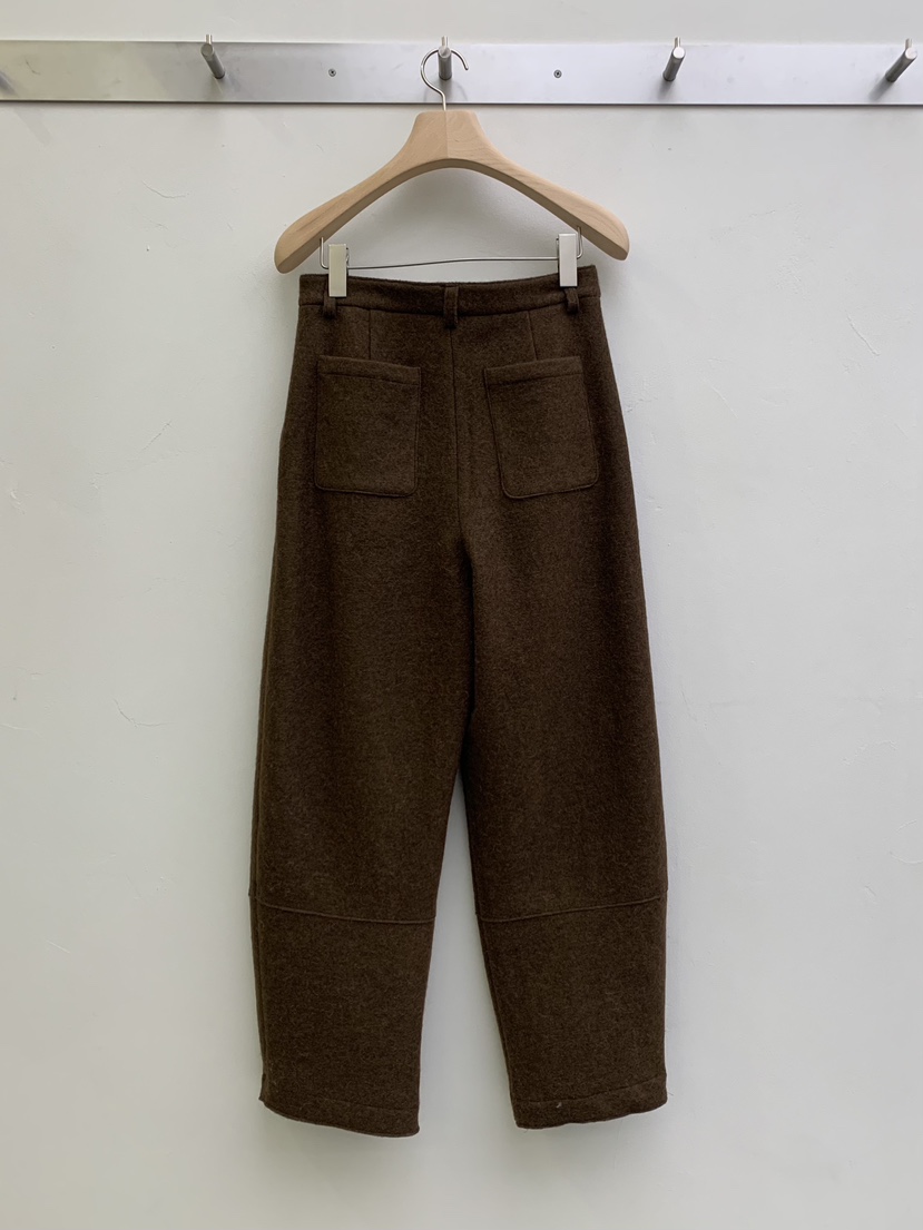 LEGACY BONE東大門㊣實拍女士新品25秋冬休閑休閑褲羊毛皮LEGACY BONE休閑褲