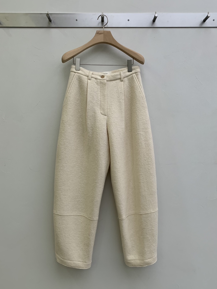 LEGACY BONE東大門㊣實拍女士新品25秋冬休閑休閑褲羊毛皮LEGACY BONE休閑褲圖色1