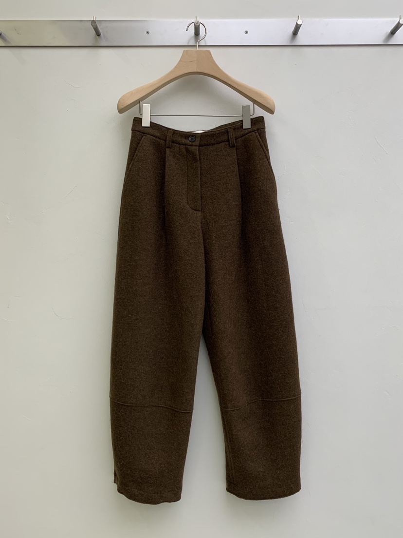 LEGACY BONE東大門㊣實拍女士新品25秋冬休閑休閑褲羊毛皮LEGACY BONE休閑褲圖色2