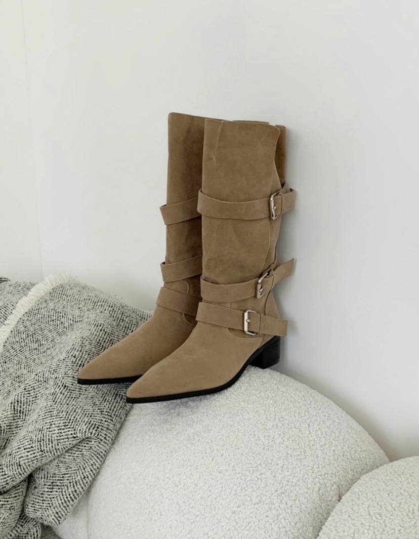 BANBAN韓國代購㊣女裝新款休閑推薦人氣熱賣真品25秋冬靴子BANBAN靴子圖色1