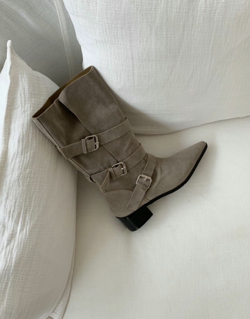 BANBAN韓國代購㊣女裝新款休閑推薦人氣熱賣真品25秋冬靴子BANBAN靴子圖色2