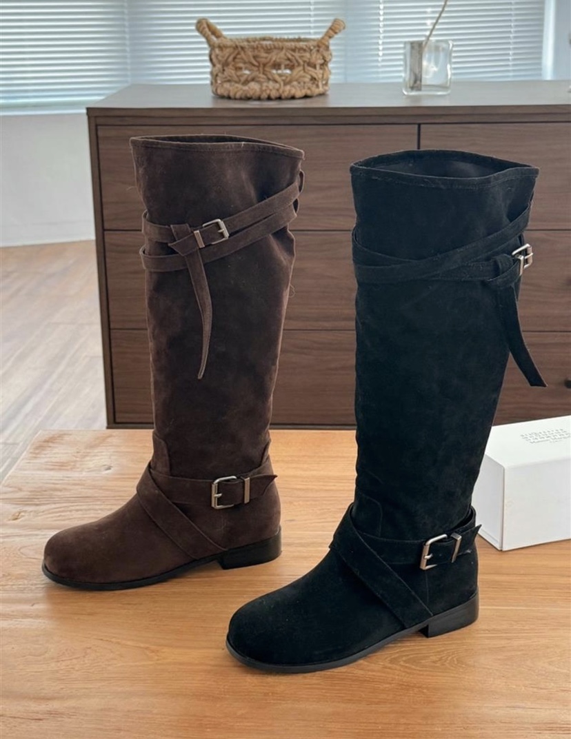 BANBAN韓國直郵㊣女裝新品職業熱賣推薦25秋冬真品時尚靴子BANBAN靴子