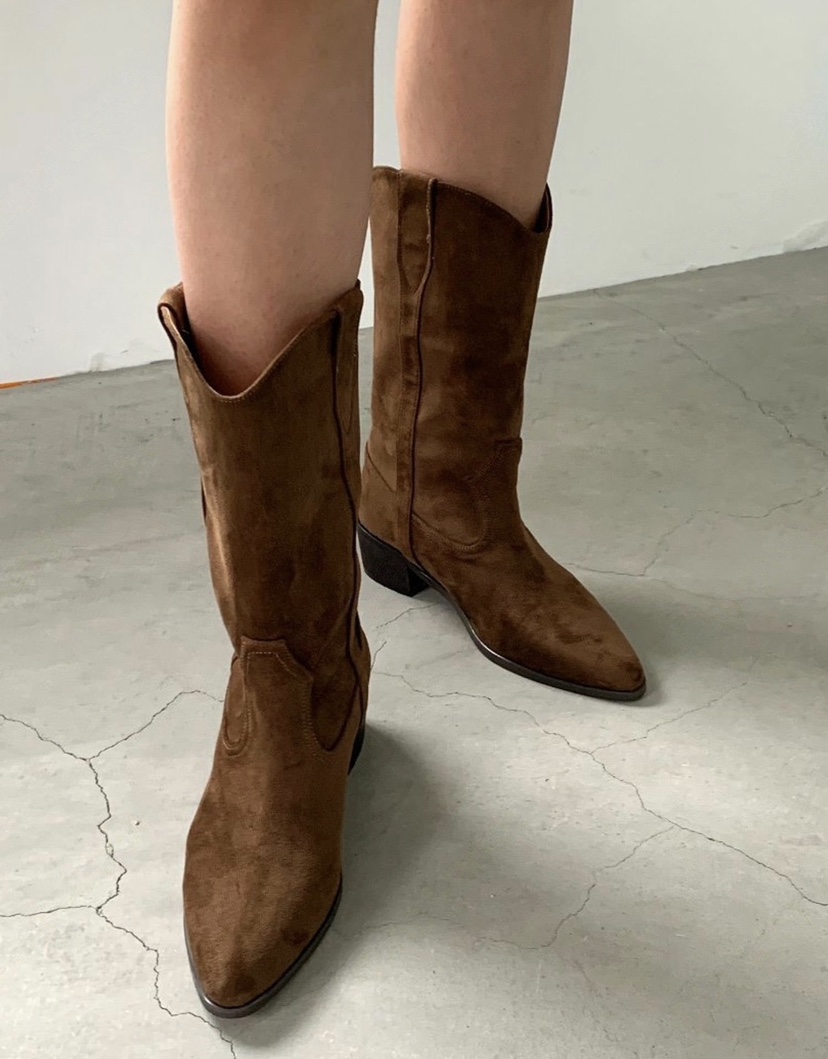 BANBAN韓國代購㊣女士新款時尚人氣熱賣真品職業推薦休閑靴子BANBAN靴子圖色1米色