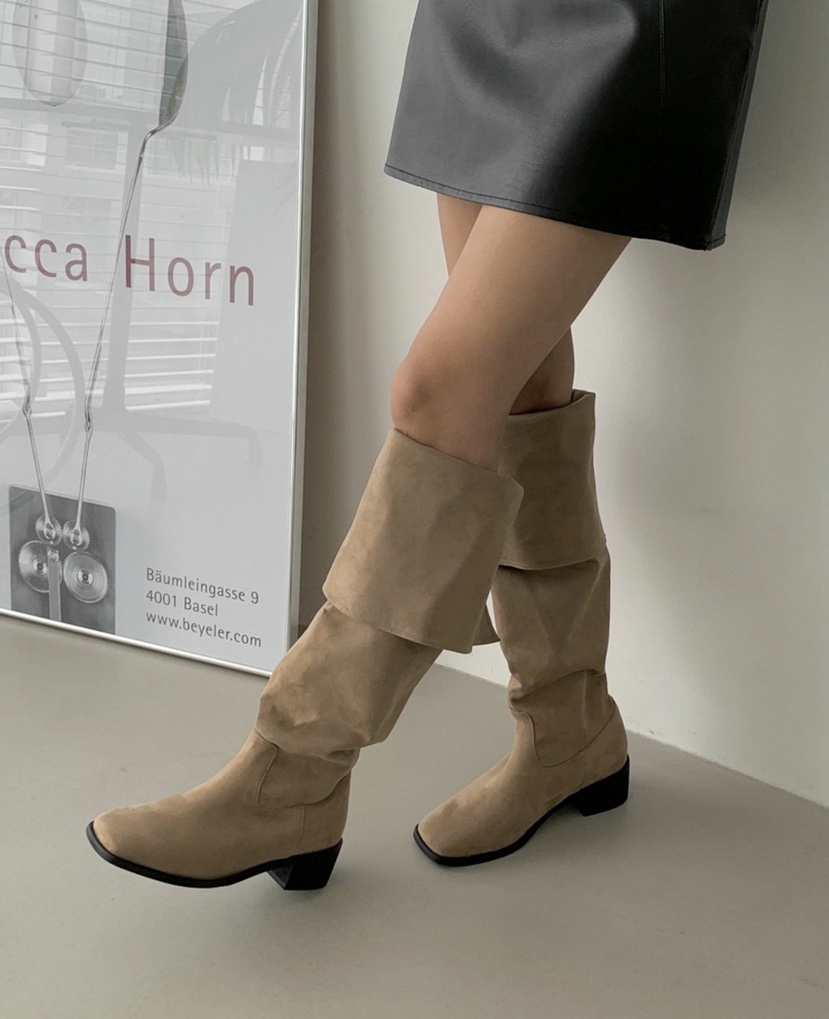 BANBAN韓國直郵㊣女裝新款人氣休閑時尚真品推薦25秋冬靴子BANBAN靴子圖色1