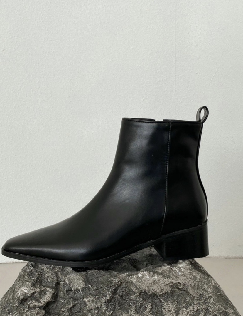 BANBAN韓國直郵㊣女裝新品休閑人氣推薦熱賣時尚25秋冬靴子BANBAN靴子圖色1黑色