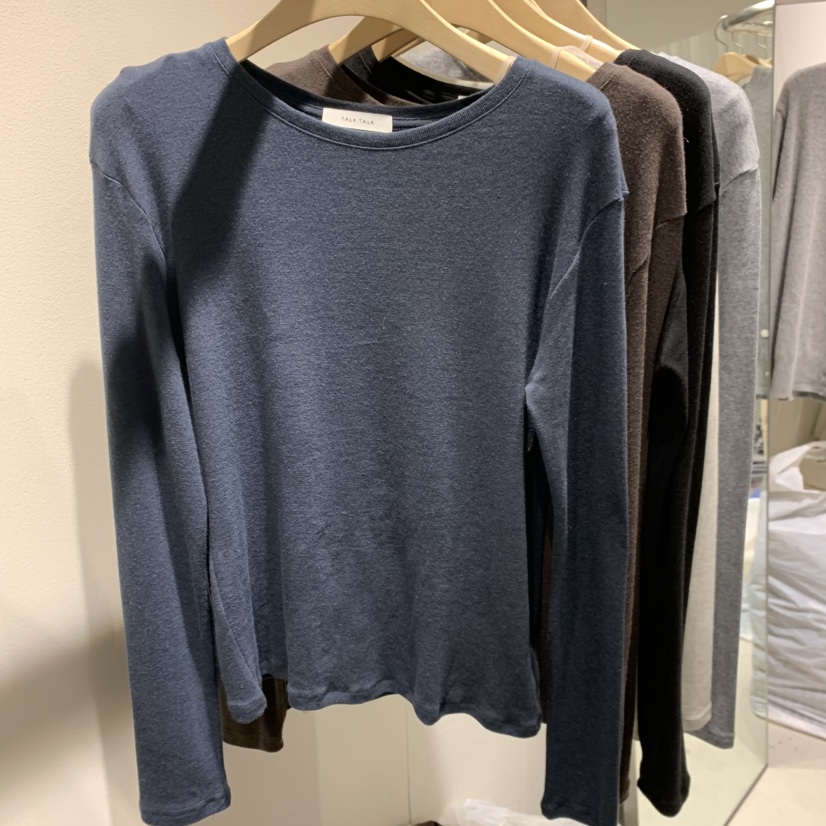 TALK TALK東大門㊣直郵女裝新款真品休閑推薦熱賣人氣長袖T恤TALK TALK長袖T恤圖色2