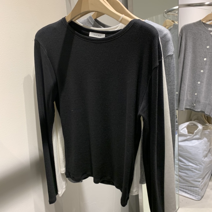 TALK TALK東大門㊣直郵女裝新款真品休閑推薦熱賣人氣長袖T恤TALK TALK長袖T恤圖色4