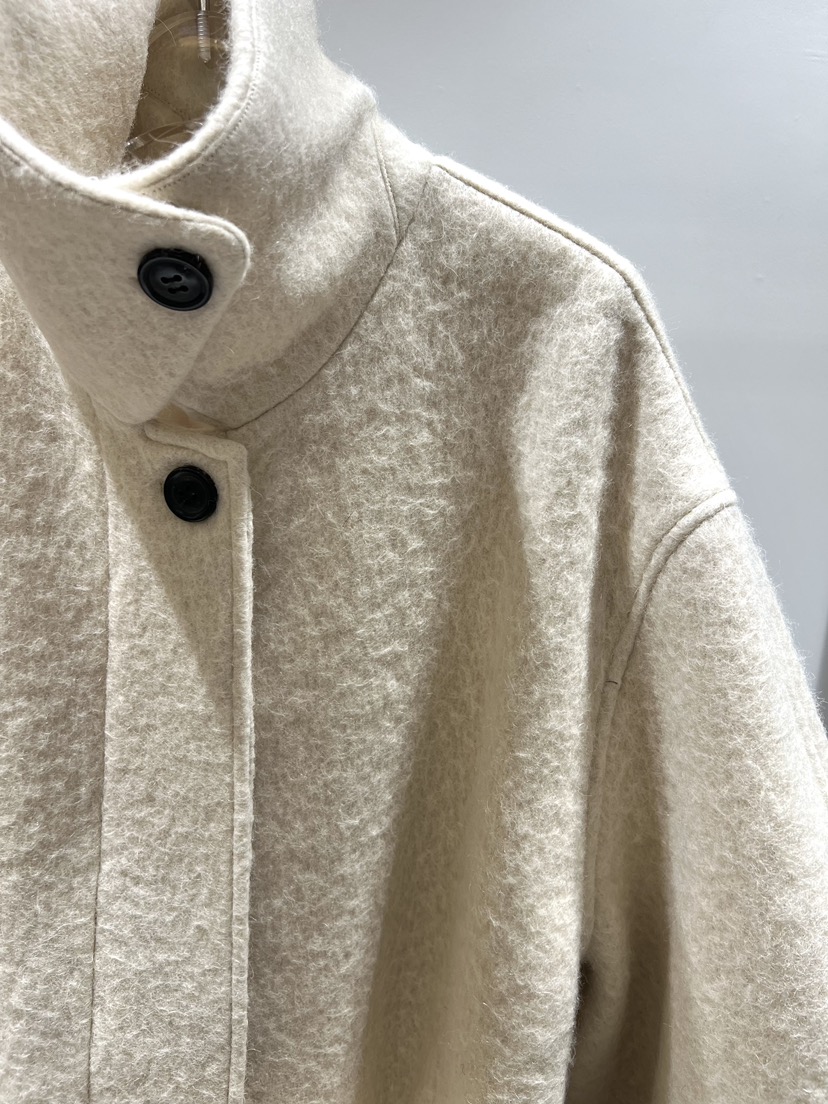 CESTLAVIE東大門㊣實拍女士新品休閑25秋冬中長款大衣含腰帶羊駝CESTLAVIE中長款大衣