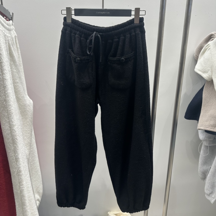 TARABY MOTION韓國直郵㊣女裝新品推薦職業熱賣休閑褲口袋TARABY MOTION休閑褲圖色3