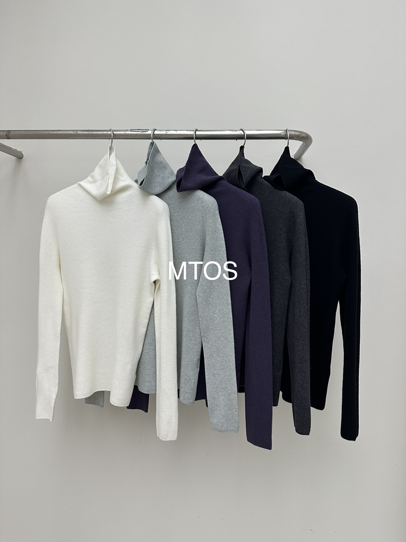 MONDAY TO SUNDAY東大門㊣代購女士新品熱賣25秋冬長袖T恤MONDAY TO SUNDAY長袖T恤圖色5左五色