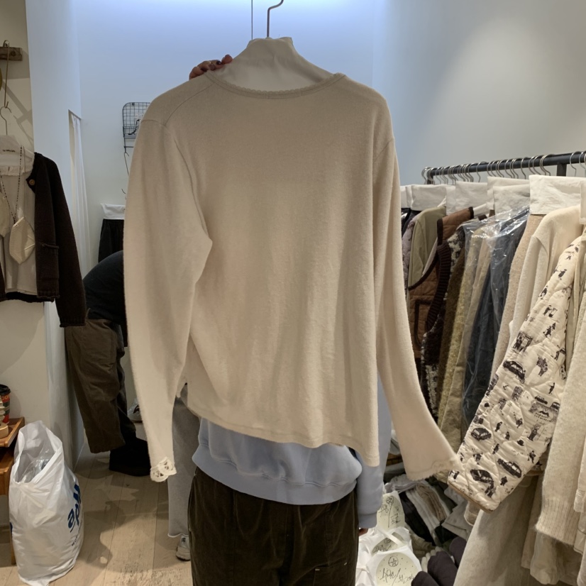 LE JARDINET韓國直郵㊣女士新款時尚25秋冬推薦熱賣長袖T恤LE JARDINET長袖T恤