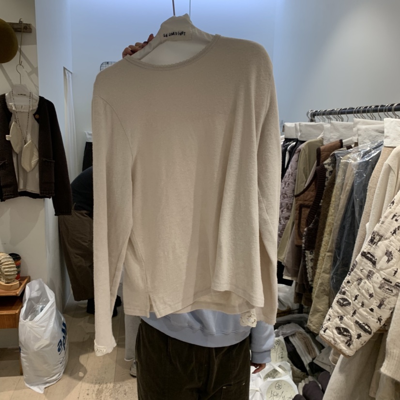 LE JARDINET韓國直郵㊣女士新款時尚25秋冬推薦熱賣長袖T恤LE JARDINET長袖T恤圖色1