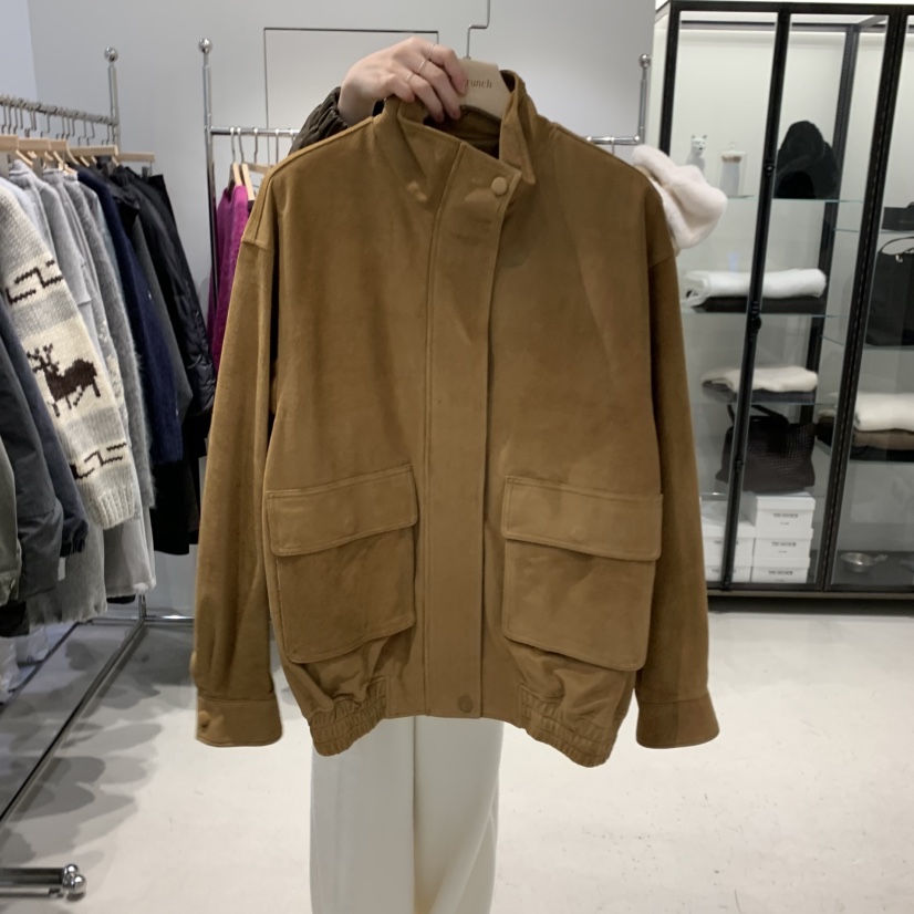 THE BRUNCH韓國直郵㊣女裝新款25秋冬熱賣休閑時尚真品夾克THE BRUNCH夾克圖色1