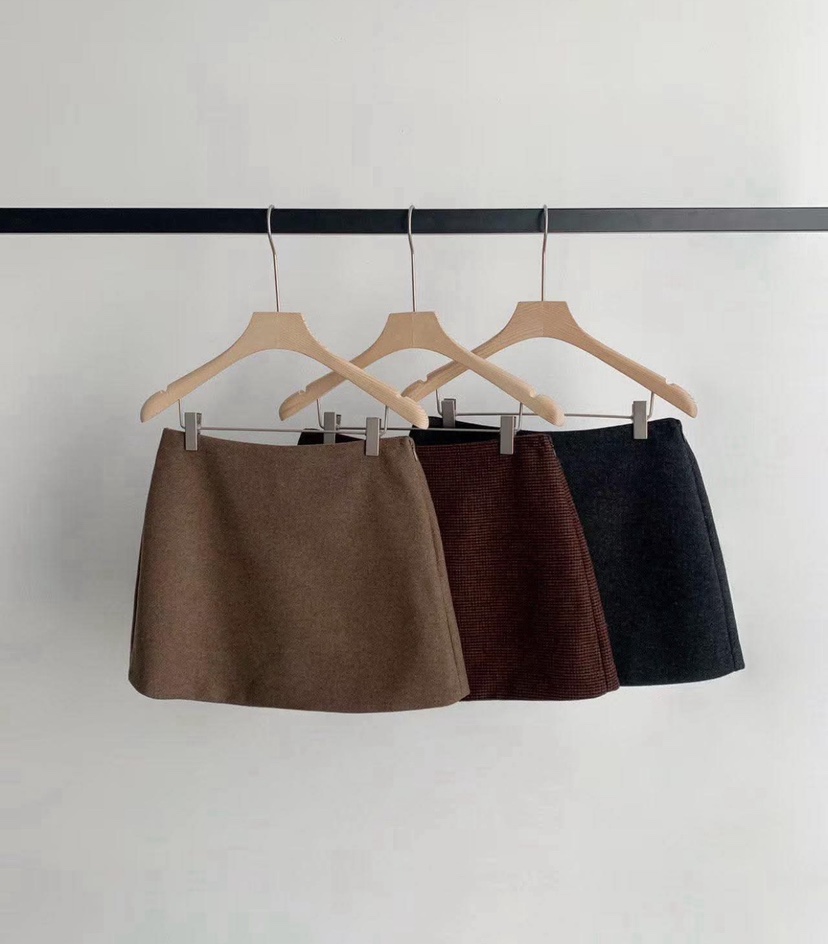 LOGARDEN東大門㊣實拍女裝新品推薦熱賣職業25秋冬真品短裙LO GARDEN短裙圖色3左三色