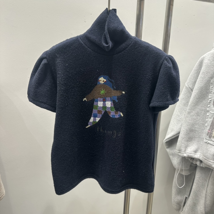 TARABY MOTION東大門㊣代購女士新品休閑25秋冬人氣時尚T恤絨TARABY MOTIONT恤圖色3