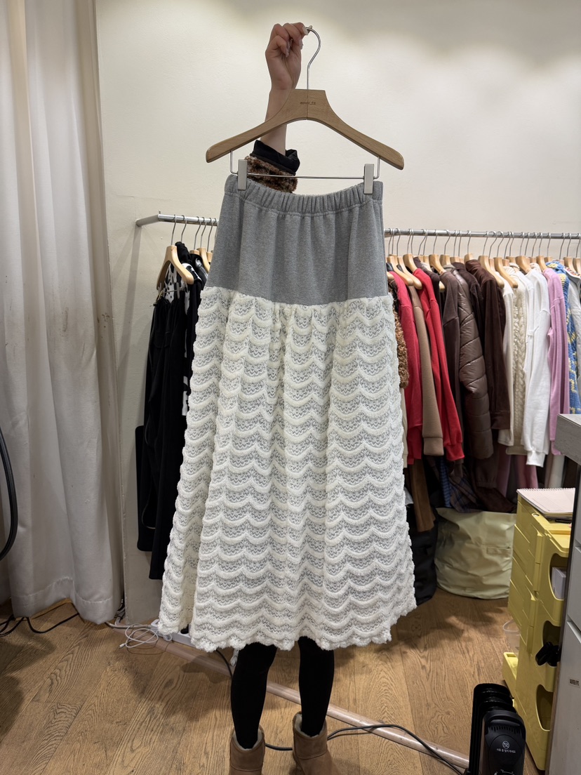 AUVERFIT東大門㊣直郵女裝新款休閑職業25秋冬熱賣推薦長裙AUVERFIT長裙圖色2灰色