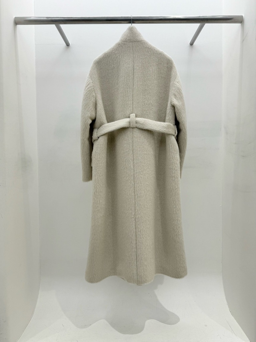 EDIT東大門㊣實拍女裝新款人氣職業熱賣時尚中長款大衣含腰帶EDIT中長款大衣