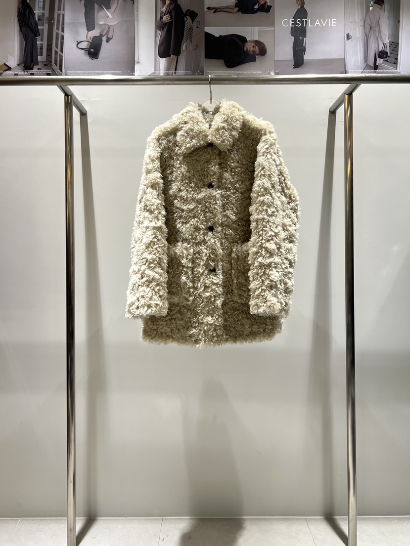 CESTLAVIE東大門㊣直郵女士新品真品推薦熱賣人氣休閑夾克皮草CESTLAVIE夾克圖色2