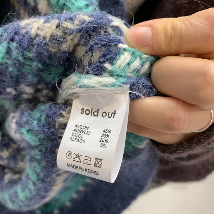 SOLD OUT東大門㊣直郵女裝新品人氣職業休閑真品熱賣毛衣羊駝SOLD OUT毛衣