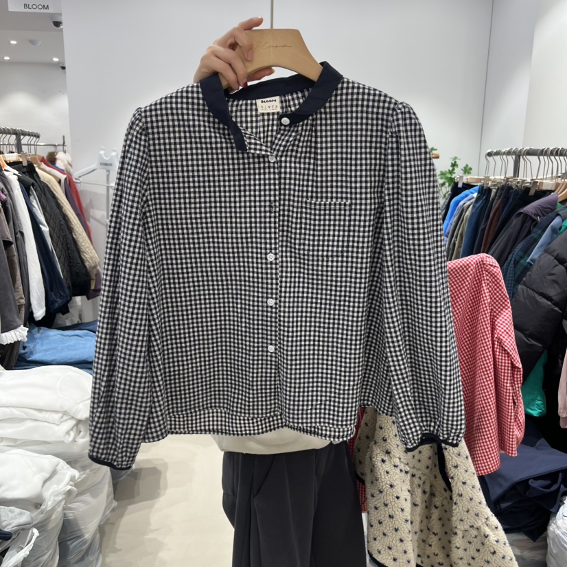 BLOOM韓國直郵㊣女士新品人氣時尚推薦真品休閑職業襯衫蕾絲衫BLOOM-S襯衫/蕾絲衫圖色2