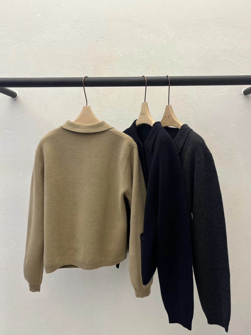 AUTUMN BEIGE-Q東大門㊣代購女士新款休閑人氣毛衣開衫紐扣A.b/AUTUMN BEIGE毛衣