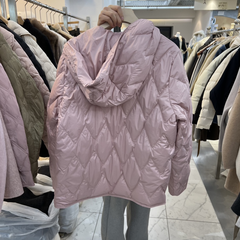 SIMPLE PARK/WMSTORY東大門㊣實拍女士新品熱賣短款羽絨服兜帽SIMPLE PARK/WMSTORY短款羽絨服