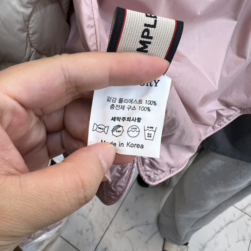 SIMPLE PARK/WMSTORY東大門㊣實拍女士新品熱賣短款羽絨服兜帽SIMPLE PARK/WMSTORY短款羽絨服