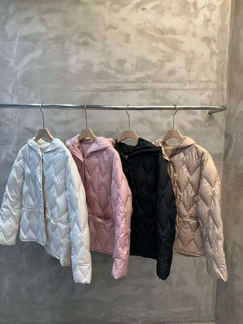 SIMPLE PARK/WMSTORY東大門㊣實拍女士新品熱賣短款羽絨服兜帽SIMPLE PARK/WMSTORY短款羽絨服圖色4左四色