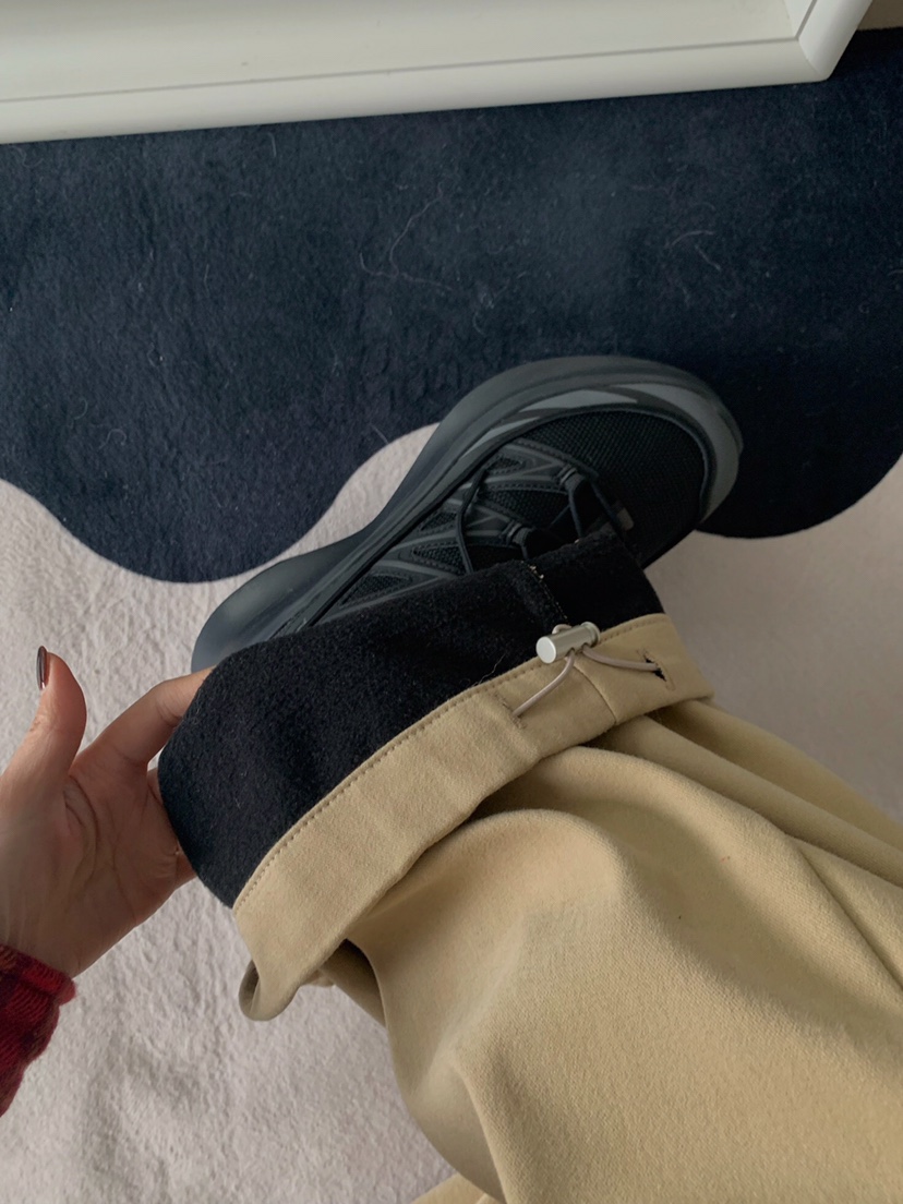 VERANDA東大門㊣直郵女裝新款25秋冬時尚熱賣休閑褲工裝褲抓絨VERANDA休閑褲