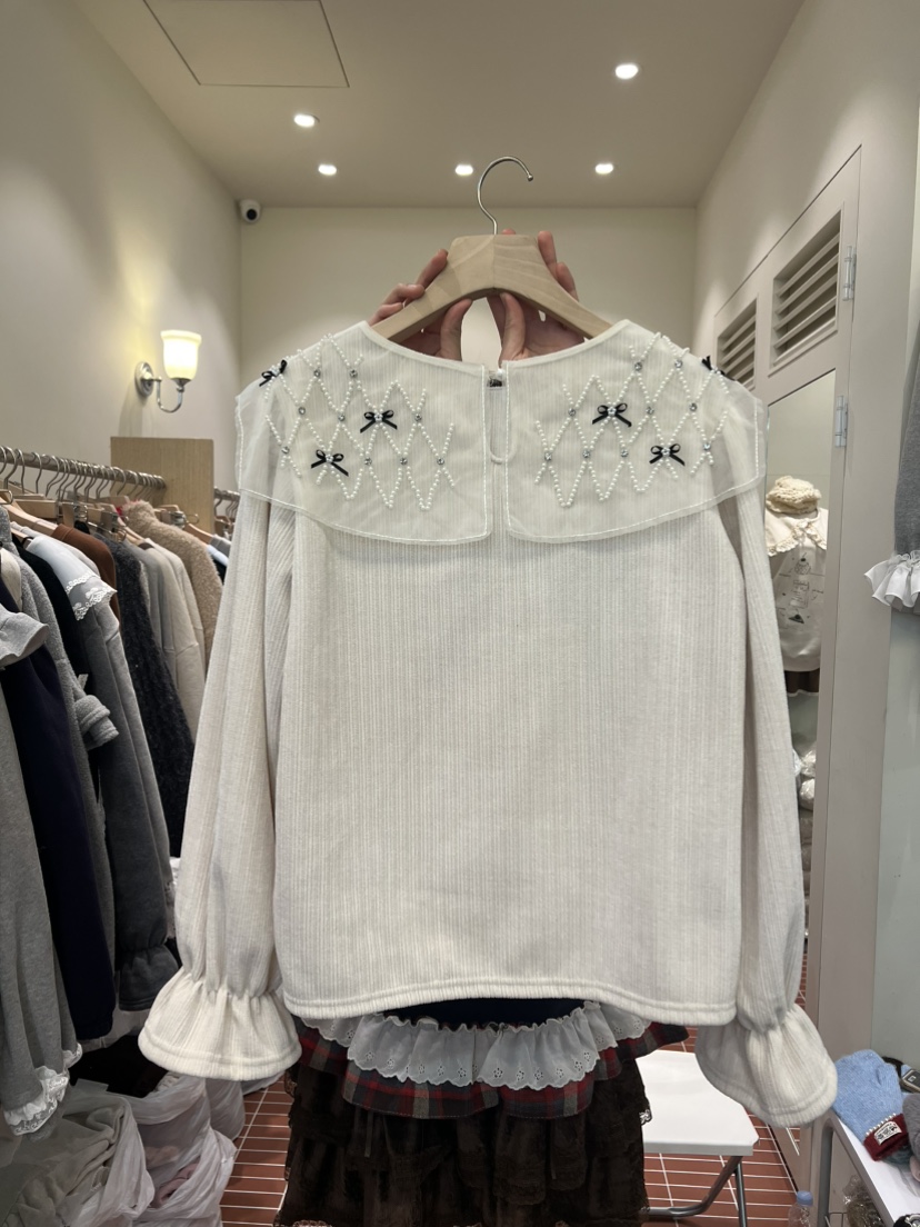 BE&amp;BE東大門㊣代購女裝新品時尚真品熱賣職業襯衫蕾絲衫BE&be襯衫/蕾絲衫