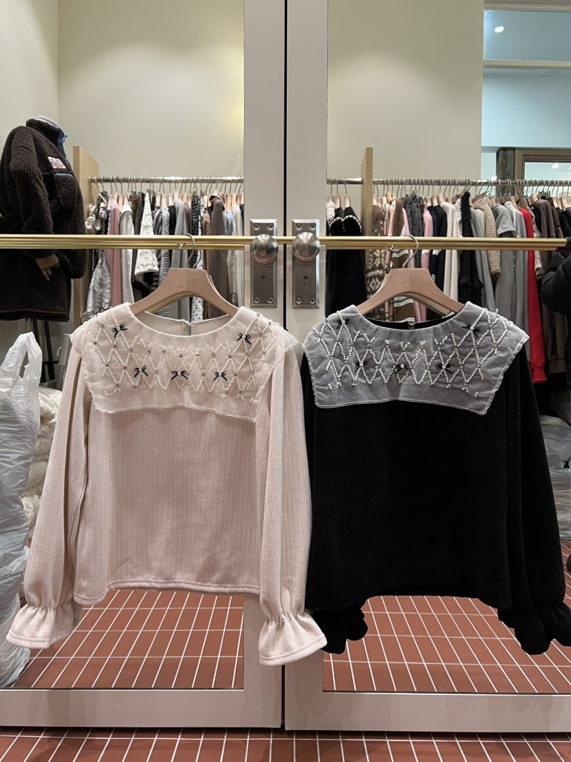 BE&amp;BE東大門㊣代購女裝新品時尚真品熱賣職業襯衫蕾絲衫BE&be襯衫/蕾絲衫