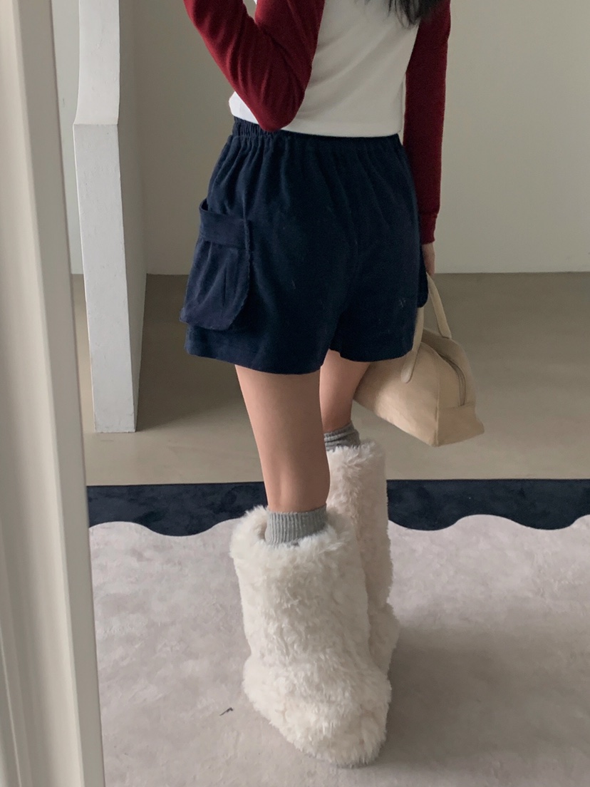 VERANDA東大門㊣代購女裝新款真品25秋冬人氣裙褲燈芯絨工裝VERANDA裙褲