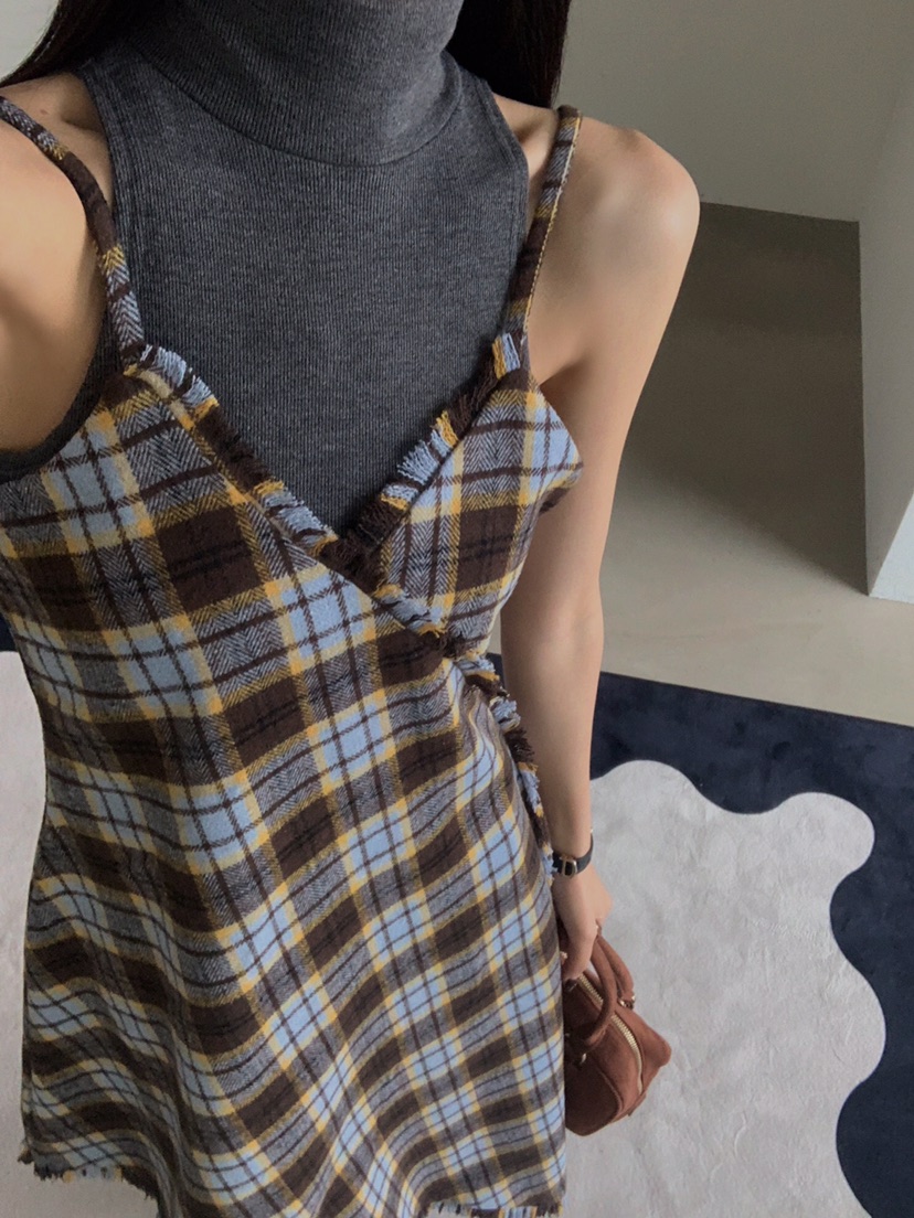 VERANDA韓國代購㊣女裝新品真品25秋冬推薦時尚職業熱賣連衣裙VERANDA連衣裙