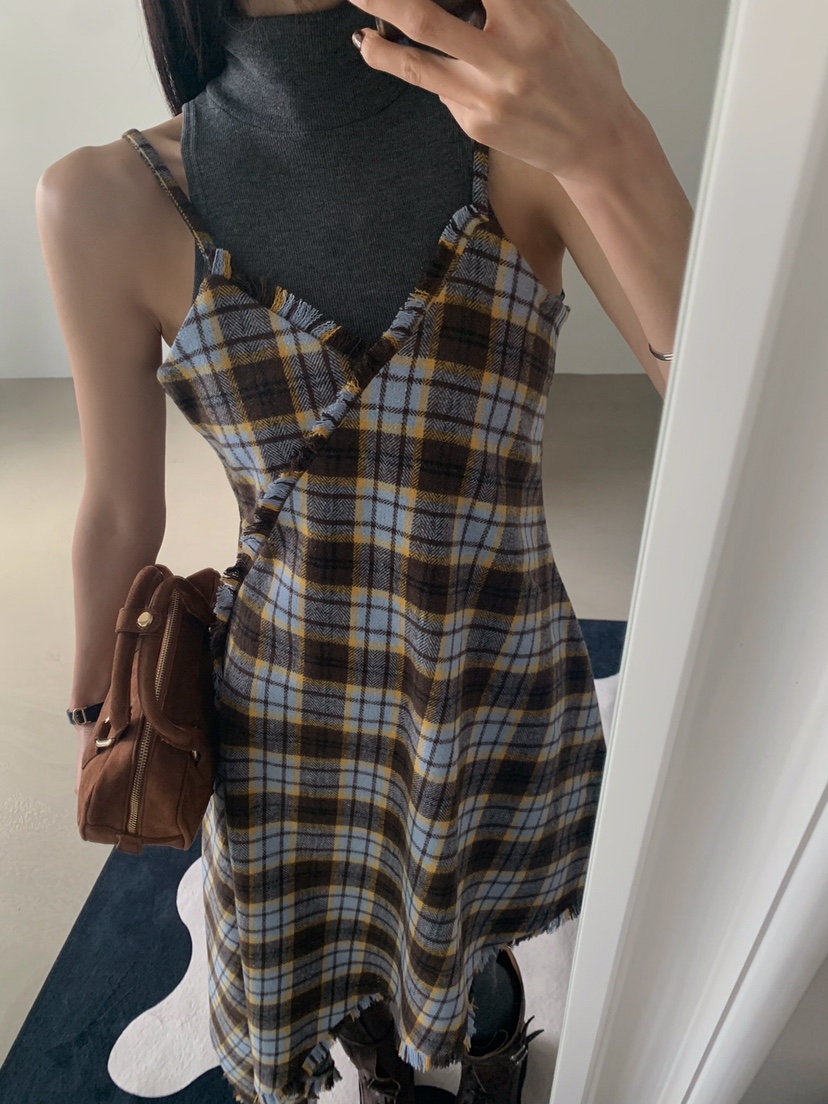 VERANDA韓國代購㊣女裝新品真品25秋冬推薦時尚職業熱賣連衣裙VERANDA連衣裙