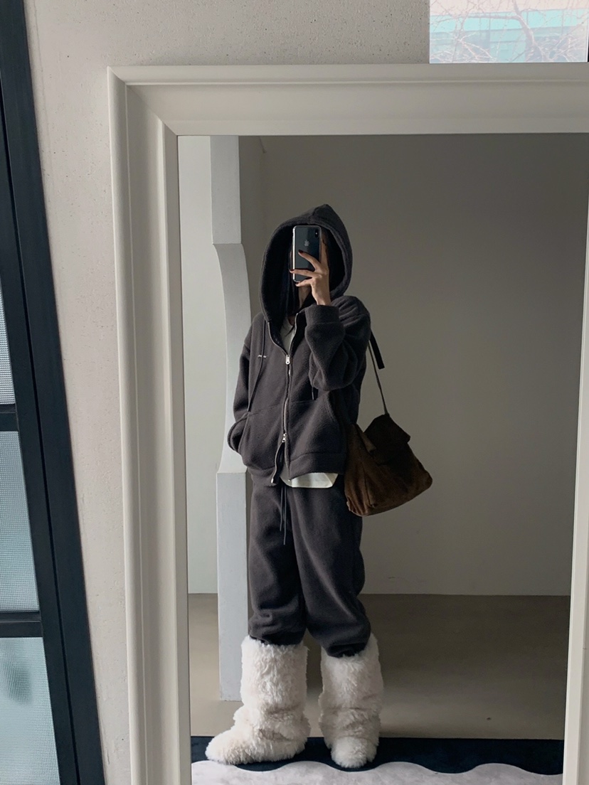 VERANDA韓國直郵㊣女裝新款時尚25秋冬職業真品夾克連帽拉鏈衫VERANDA夾克