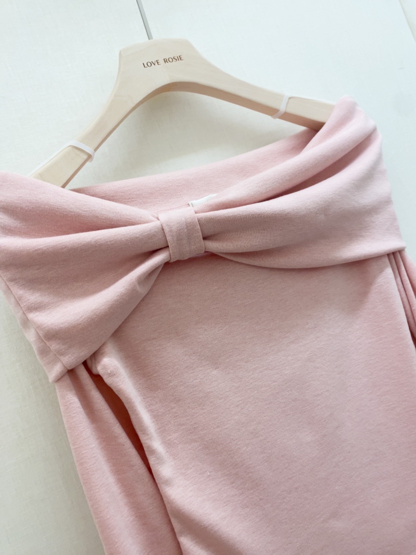 LOVE ROSIE東大門㊣代購女裝新品休閑真品人氣長袖T恤露肩LOVE ROSIE長袖T恤