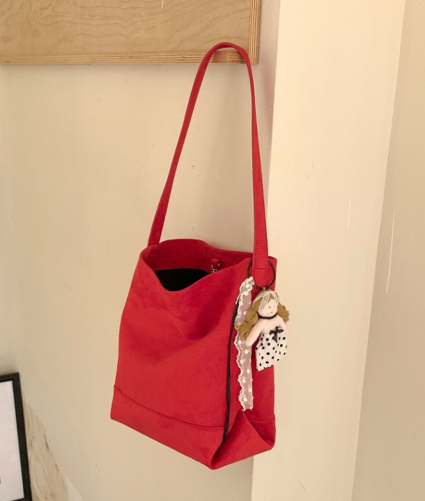 POSH BLUE東大門㊣代購女士新品25秋冬時尚單肩斜跨包絨面革POSH BLUE單肩/斜跨包