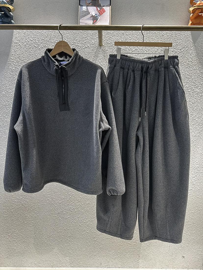 REDDISH BROWN韓國代購㊣女士新款職業休閑熱賣衛衣抓絨拉鏈REDDISH BROWN衛衣