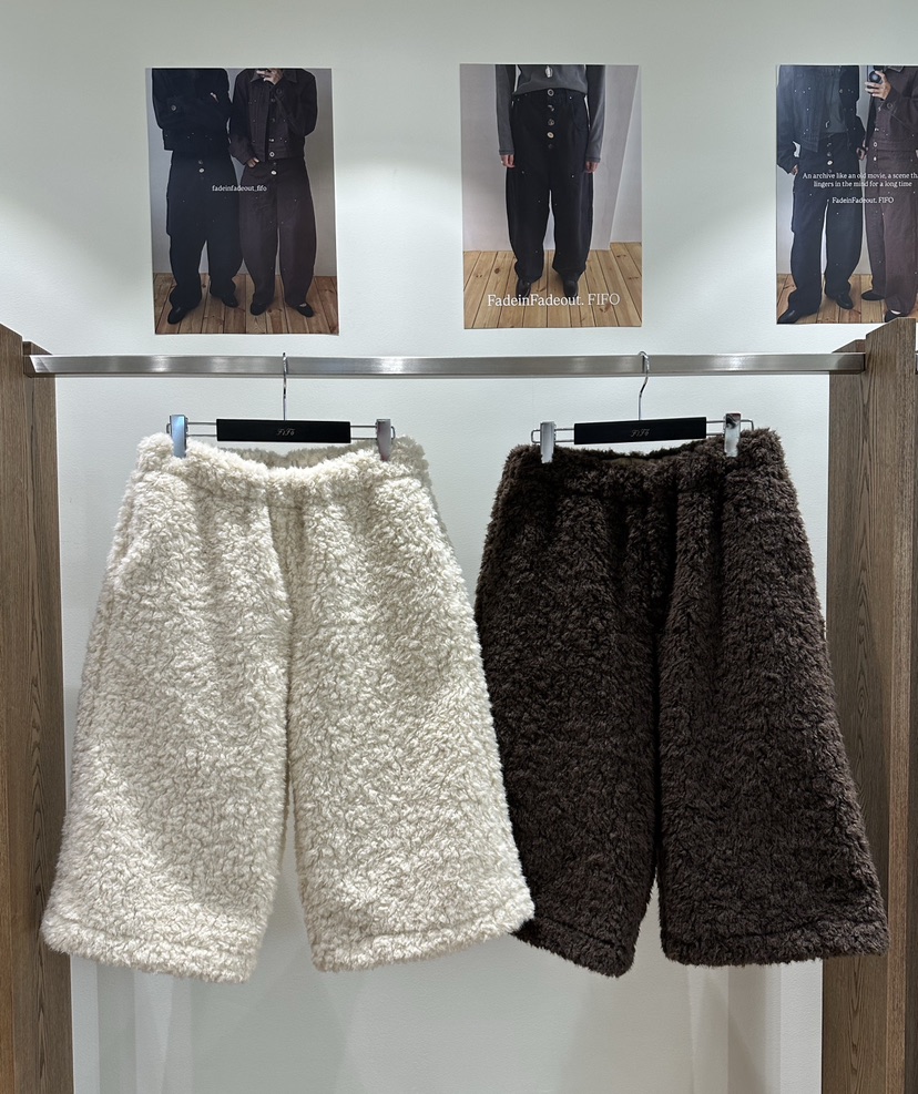 FIFO東大門㊣直郵女裝新款推薦職業真品時尚短褲泰迪熊皮草FIFO短褲