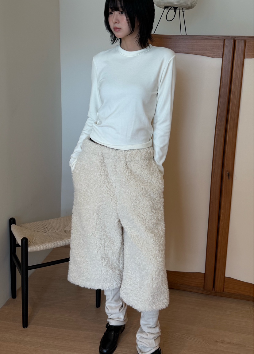 FIFO東大門㊣直郵女裝新款推薦職業真品時尚短褲泰迪熊皮草FIFO短褲