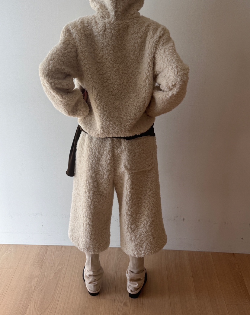 FIFO東大門㊣代購女士新款人氣時尚職業短款大衣泰迪熊拉鏈FIFO短款大衣