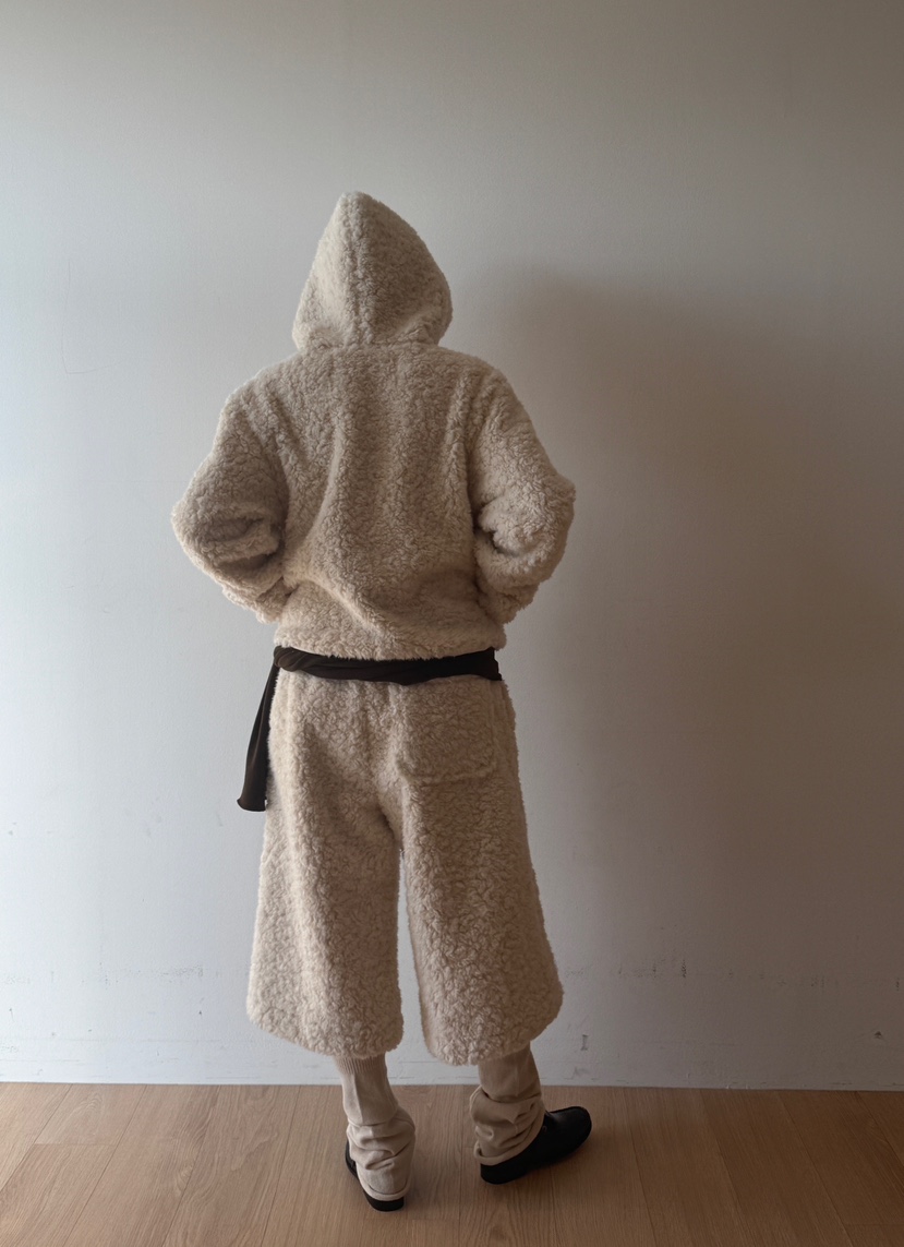 FIFO東大門㊣代購女士新款人氣時尚職業短款大衣泰迪熊拉鏈FIFO短款大衣