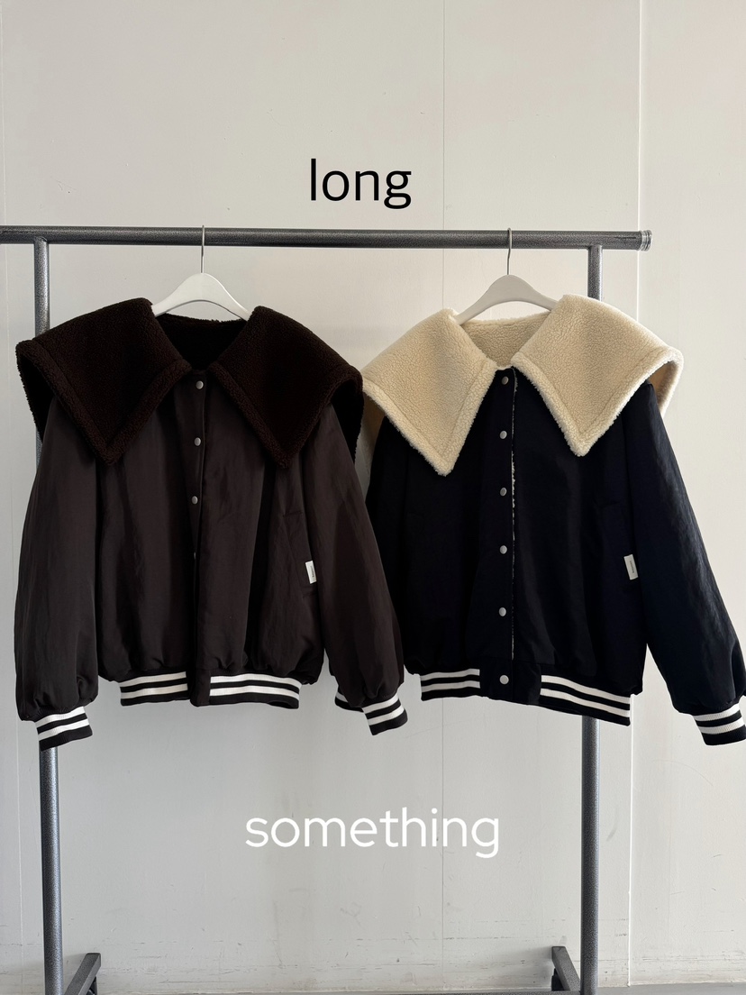 SOMETHING-L/FANCY東大門㊣實拍女士新款推薦人氣夾克兩面穿SOMETHING-L/FANCY夾克