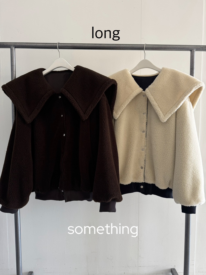 SOMETHING-L/FANCY東大門㊣實拍女士新款推薦人氣夾克兩面穿SOMETHING-L/FANCY夾克