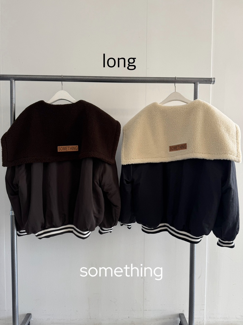 SOMETHING-L/FANCY東大門㊣實拍女士新款推薦人氣夾克兩面穿SOMETHING-L/FANCY夾克