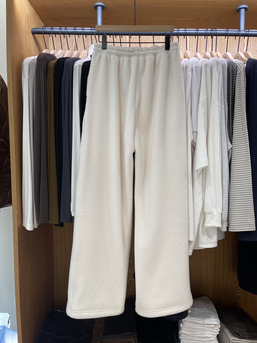 HI YANN韓國直郵㊣女士新品職業時尚熱賣推薦人氣休閑褲抓絨HI YANN休閑褲