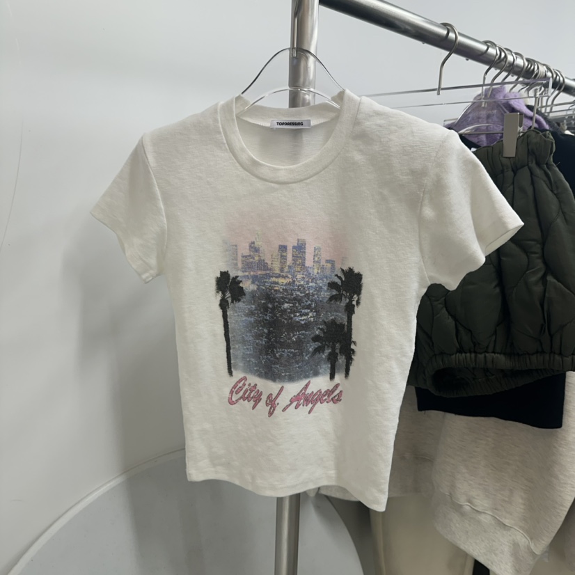 TOPDRESSING東大門㊣代購女士新款職業人氣熱賣25秋冬推薦T恤TOPDRESSINGT恤圖色1